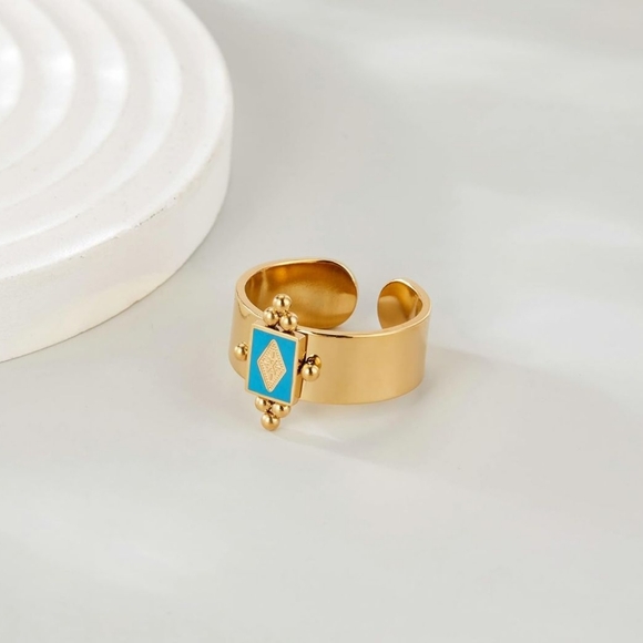 Adjustable Open Band Ring - Picture 4 of 4